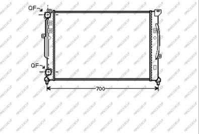 Prasco AD032R008 - Radiators, Motora dzesēšanas sistēma ps1.lv