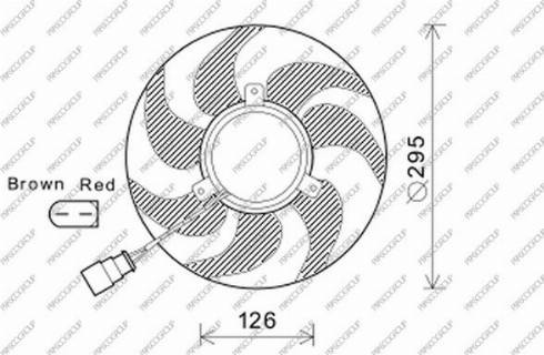 Prasco AD022F005 - Ventilators, Motora dzesēšanas sistēma ps1.lv