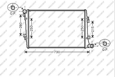 Prasco AD320R006 - Radiators, Motora dzesēšanas sistēma ps1.lv