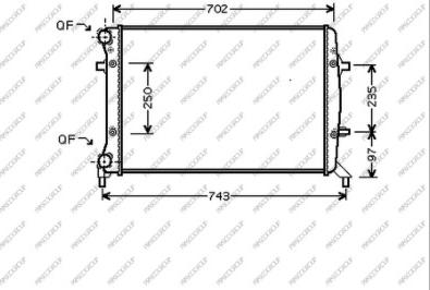 Prasco AD320R011 - Radiators, Motora dzesēšanas sistēma ps1.lv