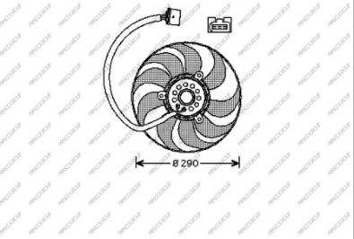 Prasco AD200F007 - Ventilators, Motora dzesēšanas sistēma ps1.lv