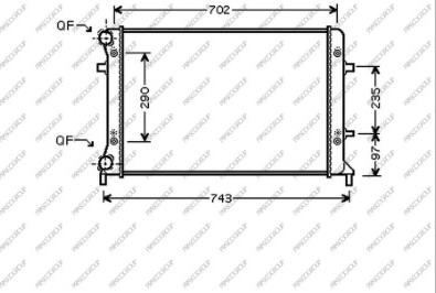 Prasco AD202R003 - Radiators, Motora dzesēšanas sistēma ps1.lv