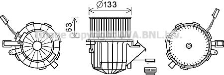 Prasco AI8395 - Elektromotors, Salona ventilācija ps1.lv