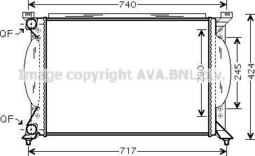 Prasco AI2195 - Radiators, Motora dzesēšanas sistēma ps1.lv