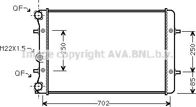 Prasco AI2155 - Radiators, Motora dzesēšanas sistēma ps1.lv