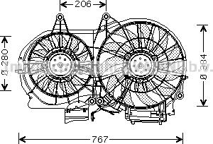 Prasco AI7506 - Ventilators, Motora dzesēšanas sistēma ps1.lv