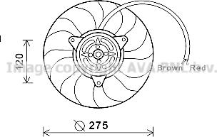 Prasco AI7515 - Ventilators, Motora dzesēšanas sistēma ps1.lv