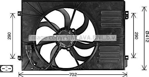 Prasco AI7523 - Ventilators, Motora dzesēšanas sistēma ps1.lv