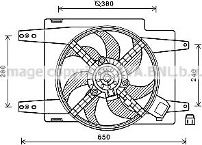 Prasco AL7526 - Ventilators, Motora dzesēšanas sistēma ps1.lv