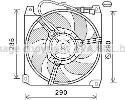 Prasco AL7023 - Ventilators, Motora dzesēšanas sistēma ps1.lv