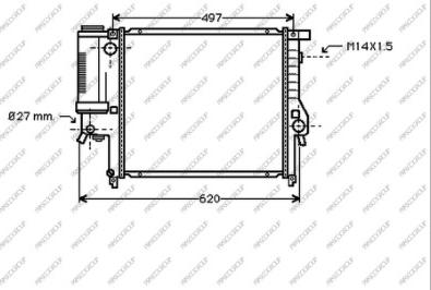 Prasco BM010R030 - Radiators, Motora dzesēšanas sistēma ps1.lv