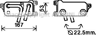 Prasco BW3401 - Eļļas radiators, Automātiskā pārnesumkārba ps1.lv