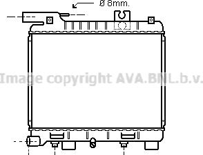 Prasco BW2056 - Radiators, Motora dzesēšanas sistēma ps1.lv