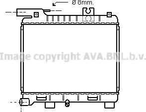 Prasco BW2053 - Radiators, Motora dzesēšanas sistēma ps1.lv