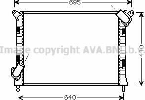 Prasco BW2307 - Radiators, Motora dzesēšanas sistēma ps1.lv