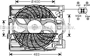 Prasco BW7509 - Ventilators, Motora dzesēšanas sistēma ps1.lv