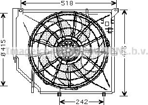 Prasco BW7502 - Ventilators, Motora dzesēšanas sistēma ps1.lv