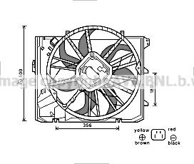 Prasco BW7528 - Ventilators, Motora dzesēšanas sistēma ps1.lv