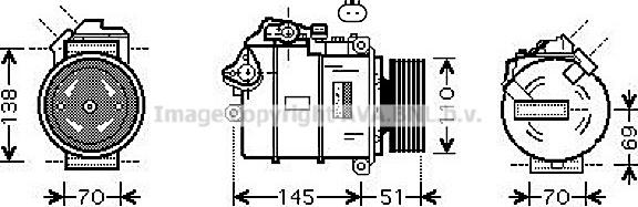 Prasco BWK384 - Kompresors, Gaisa kond. sistēma ps1.lv