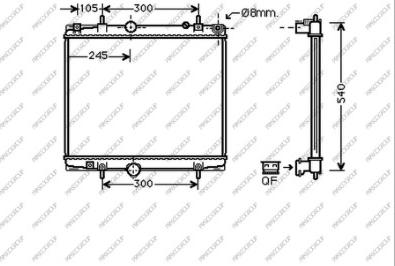 Prasco CI942R001 - Radiators, Motora dzesēšanas sistēma ps1.lv