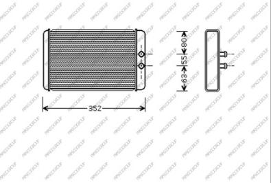 Prasco CI950H003 - Siltummainis, Salona apsilde ps1.lv