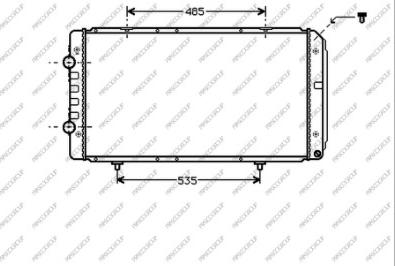 Prasco CI952R001 - Radiators, Motora dzesēšanas sistēma ps1.lv