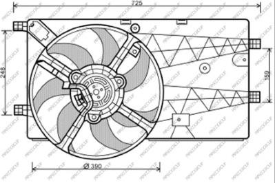 Prasco CI907F002 - Ventilators, Motora dzesēšanas sistēma ps1.lv