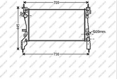 Prasco CI907R006 - Radiators, Motora dzesēšanas sistēma ps1.lv