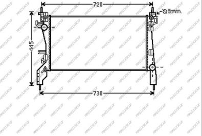 Prasco CI907R003 - Radiators, Motora dzesēšanas sistēma ps1.lv