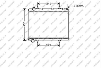 Prasco CI424R006 - Radiators, Motora dzesēšanas sistēma ps1.lv