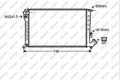 Prasco CI420R014 - Radiators, Motora dzesēšanas sistēma ps1.lv