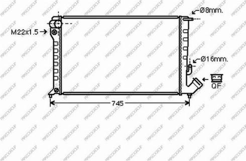 Prasco CI420R010 - Radiators, Motora dzesēšanas sistēma ps1.lv