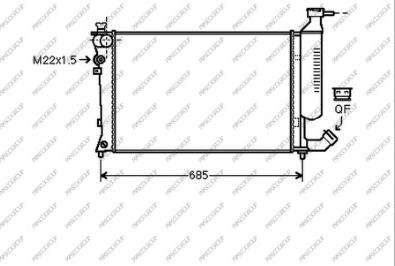 Prasco CI420R022 - Radiators, Motora dzesēšanas sistēma ps1.lv