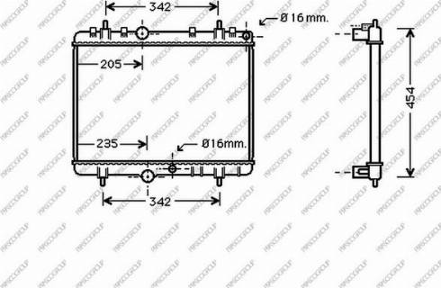 Prasco CI422R022 - Radiators, Motora dzesēšanas sistēma ps1.lv