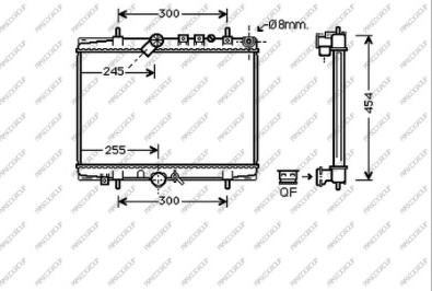 Prasco CI520R003 - Radiators, Motora dzesēšanas sistēma ps1.lv