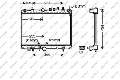 Prasco CI520R010 - Radiators, Motora dzesēšanas sistēma ps1.lv