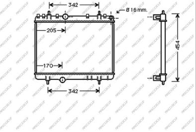 Prasco CI522R004 - Radiators, Motora dzesēšanas sistēma ps1.lv