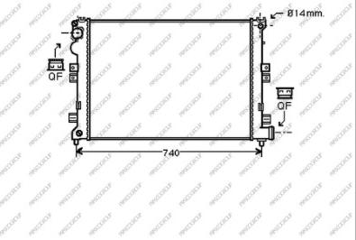 Prasco CI053R006 - Radiators, Motora dzesēšanas sistēma ps1.lv