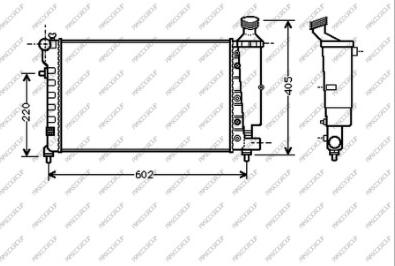 Prasco CI023R002 - Radiators, Motora dzesēšanas sistēma ps1.lv