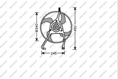 Prasco CI304F002 - Ventilators, Motora dzesēšanas sistēma ps1.lv