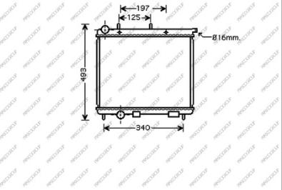 Prasco CI304R002 - Radiators, Motora dzesēšanas sistēma ps1.lv