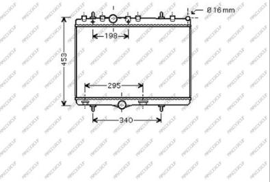 Prasco CI304R007 - Radiators, Motora dzesēšanas sistēma ps1.lv