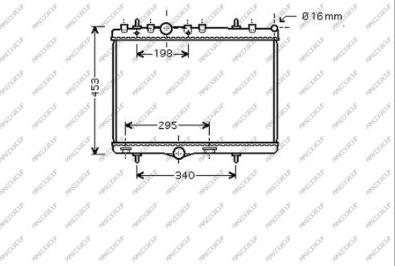 Prasco CI325R002 - Radiators, Motora dzesēšanas sistēma ps1.lv