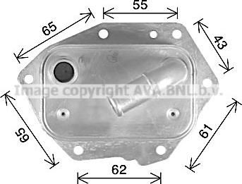 Prasco CN3326 - Eļļas radiators, Motoreļļa ps1.lv