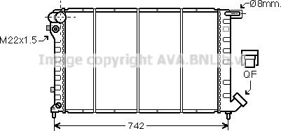 Prasco CN2138 - Radiators, Motora dzesēšanas sistēma ps1.lv