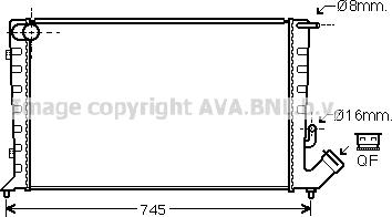 Prasco CN2211 - Radiators, Motora dzesēšanas sistēma ps1.lv