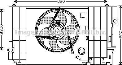 Prasco CN7546 - Ventilators, Motora dzesēšanas sistēma ps1.lv