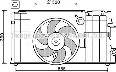 Prasco CN7548 - Ventilators, Motora dzesēšanas sistēma ps1.lv