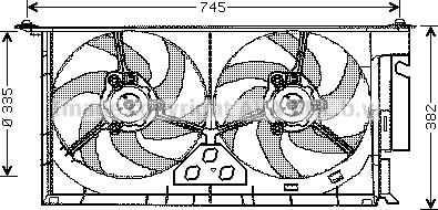 Prasco PE7538 - Ventilators, Motora dzesēšanas sistēma ps1.lv