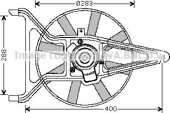 Prasco CN7542 - Ventilators, Motora dzesēšanas sistēma ps1.lv